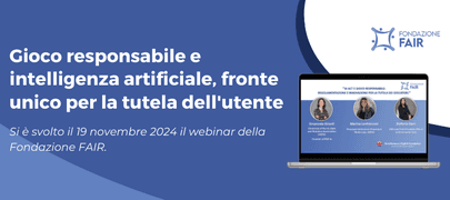 Gioco responsabile e intelligenza artificiale, fronte unico per la tutela dell'utente